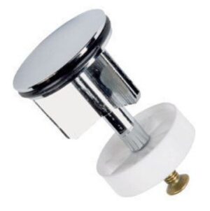 (40 mm) - ENCHUFE POP up de lavabo plateado cromado pesado de 40 mm