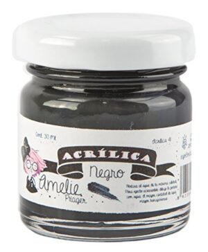 Amelie Prager AMA-41 Pintura acrílica, negra, 30 ml