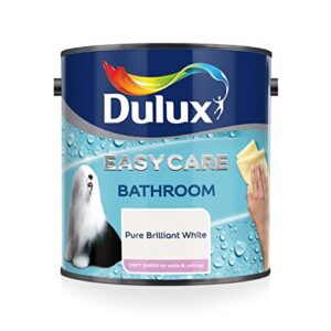 Baño Dulux Easycare - Pintura suave brillante, Blanco (P ...