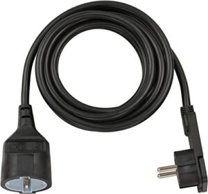 Brennenstuhl 1168980030 Cable de plástico, 230 V, negro, 3 m