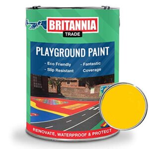 Britannia - Pintura amarilla para suelos de asfalto y hormigón ...