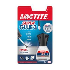 Cepillo Loctite Super Glue-3, pegamento transparente con ...