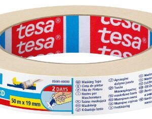 Cinta adhesiva de pintura estándar Tesa (19 mm x 50 m)