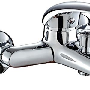 DP Faucet SN-0001 Grifo para bañera, color plateado