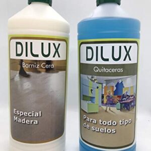 Dilux - Wax Varnish Pack for wooden floors 1 L + Remover ...