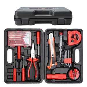 E · Kit de herramientas de caja de herramientas duraderas de 21 piezas