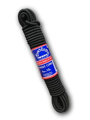 Everlasto LASTOFLEX - Cordón elástico (6 mm), color negro, N ...