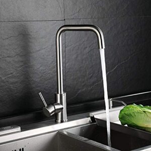 HOMFA Kitchen Faucet - Grifo para lavabo giratorio de 360 ​​°