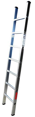 Homelux 825011 Escalera de aluminio simple, 2 m, 7 peldaños, 4 ...