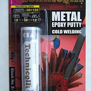 Masilla epoxi para metales (acero, aluminio, bronce, hierro ...