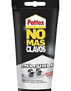 Pattex No More Nails Invisible, resistente al pegamento transparente ...