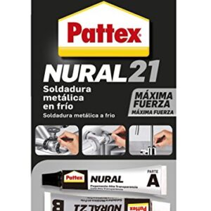 Pattex Nural 21, soldadura de reparación de metal frío, pegamento ...