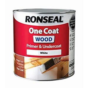 Ronseal rslocwpu25l One Coat imprimación y capa de madera, ...