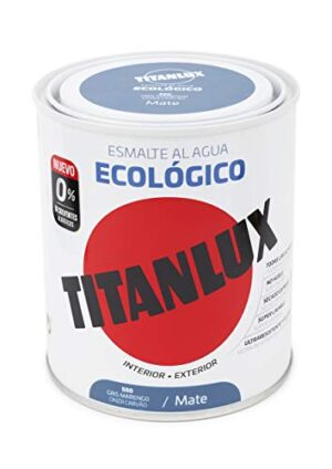 Titanlux - Esmalte ecológico acrílico mate 750 ml (gris maren ...