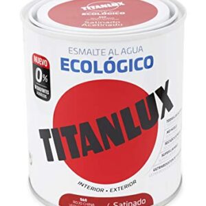 Titanlux - Esmalte sanitario agua ecológica, Rojo, 750ML (re ...