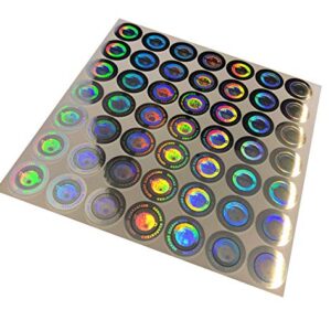 stickerslab - 100 étiquettes adhésives sceau holographique d ...