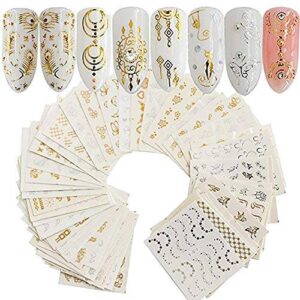 Haodou Colorful Mixed 3D Design Nail Art Hollow Stickers Pla...