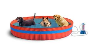 New Plast 3100 K – My Dog Pool Piscina para Perros con Filtr...